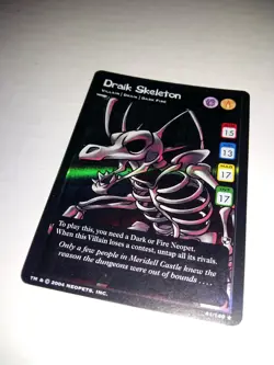 Neopets Trading Card Game TCG Battle for Meridell with Draik Skeleton Unplayed - Image 4