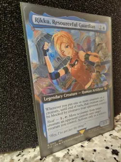 Final Fantasy MTG - Rikku, Resourceful Guardian Rare Extended Art (Near Mint) - Image 4