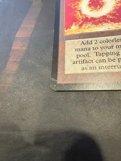 *** ALPHA Sol Ring *** Unplayed, small corner crease - Magic MtG - Image 2