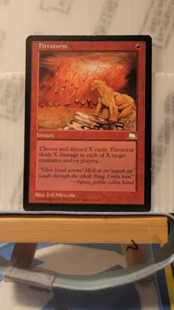 Mtg FIRESTORM NM Weatherlight Reserve List -Argo- - Image 3