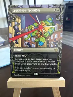 Leonardo's Technique (Showcase) Teenage Mutant Ninja Turtles Regular - Image 1