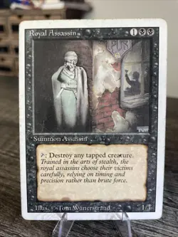 Magic The Gathering - Royal Assassin - 1994 Revised Edition - Image 1