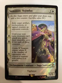 Summon: Yojimbo (Surge Foil) 0028 (NM) Final Fantasy FIC Magic MTG - Image 1