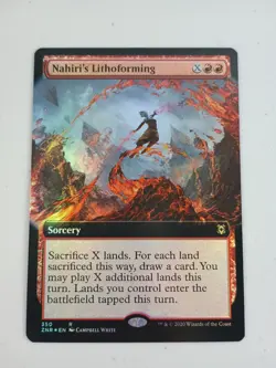 MTG Nahiri's Lithoforming (Extended Art) Foil Zendikar Rising Magic NM - Image 1