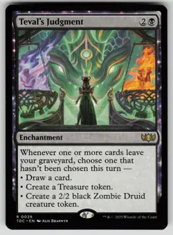 Teval's Judgment Normal R Commander: Tarkir: Dragonstorm 28 NM - Image 1