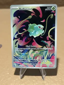 Pokemon TCG Bulbasaur 133/132 Secret Rare Mega Evolution Set Near Mint - Image 1