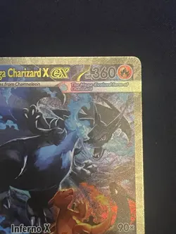 Pokemon Mega Charizard X ex SIR 125/094 - Phantasmal Flames Excellent ENGLISH - Image 5