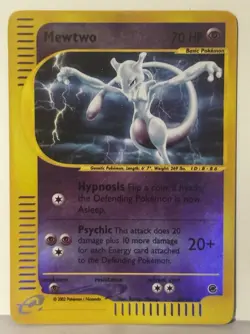 Mewtwo 20/165 Reverse Holo Expedition Pokemon LP Light Play Clean Fast Shipping - Image 1