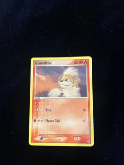 Pokemon TCG Growlithe EX FireRed & LeafGreen 64 Regular Common LP - Image 2