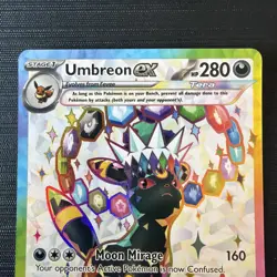 🔥 2025 Pokemon Prismatic Umbreon ex PROMO #176 NM+🔥 - Image 2