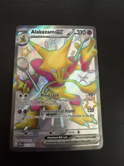 Alakazam EX 215/091 Pokemon SV: Paldean Fates Shiny Ultra Rare - Image 1