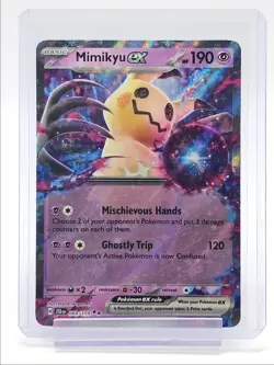 MIMIKYU EX 2025 POKEMON JOURNEY TOGETHER DOUBLE RARE 069/159 Q2268 - Image 1