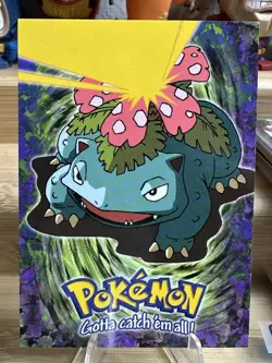 1999 Topps Pokemon Movie Animation Edition Evolution Venusaur #E3 - Image 1