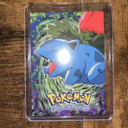1999 Topps Pokemon the Movie Ivysaur #E2 of 12 Holo Foil blue logo 1st print - Image 1