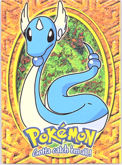 Dragonair E11 of 12 (Blue Logo) Pokemon TOPPS - Image 1