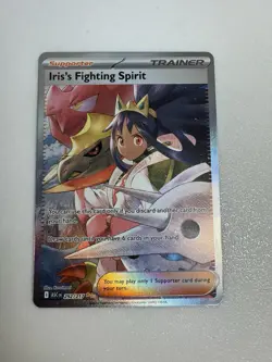 Pokemon Iris's Fighting Spirit Holo #292/217 SIR English - Image 2