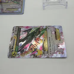 Pokemon M Rayquaza EX 76/108 Roaring Skies Ultra Rare Full Art Holo Mega NM - Image 2