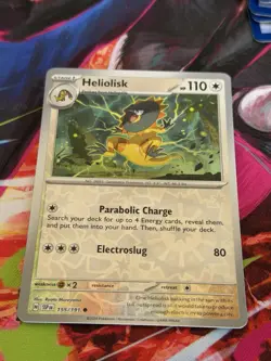 Heliolisk SSP 155/191 Surging Sparks Common Reverse Holo Pokemon TCG - Image 1