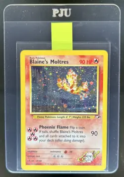 2000 Pokemon Gym Heroes Blaine's Moltres Holo #1/132 - Image 1