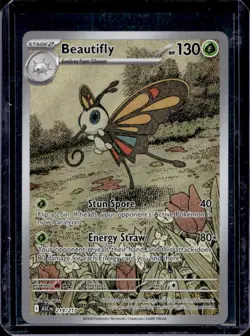 2026 Pokemon Ascended Heroes Beautifly Illustration Rare #219/217 - Image 1