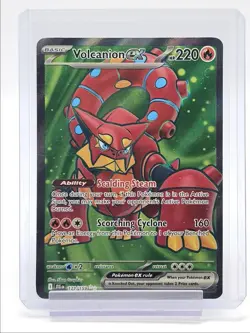 VOLCANION EX 2025 POKEMON JOURNEY TOGETHER ULTRA RARE FA 171/159 Q2268 - Image 1