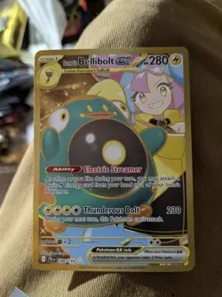 Ionos Bellibolt EX 188/159 Gold Hyper Rare - Journey Together Pokemon TCG 2025 - Image 1