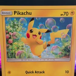 Pikachu 19/68 NM PIKACHU STAMPED 2019 Pokemon TCG Deck Promo #55 Near Mint - Image 2