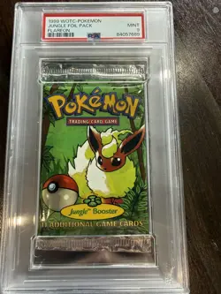 1999 Pokemon Jungle PSA Art Set 3 Packs – Flareon Scyther Wigglytuff Mint - Image 2