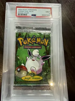 1999 Pokemon Jungle PSA Art Set 3 Packs – Flareon Scyther Wigglytuff Mint - Image 4