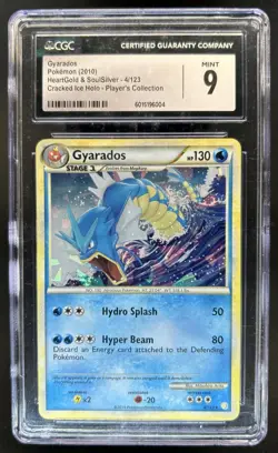 2010 Pokemon HeartGold & SoulSilver Gyarados Promos Holo #4/123 CGC 9 - Image 1