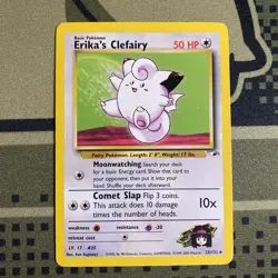 Erika's Clefairy 025/132 Gym Heroes Regular Pokemon TCG - Image 1