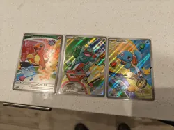 Pokemon TCG First Partner Illustration Collection Series 1 Kanto GEN 1 Starters - Image 1