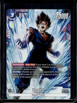 2024 Dragon Ball Z Fusion World Vegito SR Blazing Aura #FB02-061 - Image 1