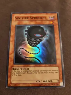 Yu-Gi-Oh TCG Sinister Sprocket TDGS-EN009 Super Rare Unlimited - Image 1