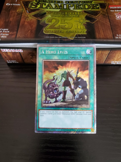 Yugioh Stampede - A Hero Lives - Platinum Secret Rare - RA04-EN087 - Image 1