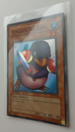 1st Edition Penguin Soldier - SDJ-022 (Starter Deck: Joey - Holo First Ed) LP NM - Image 3