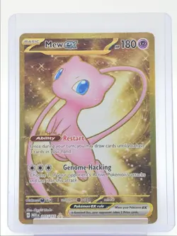 MEW EX 2023 POKEMON SCARLET & VIOLET 151 HYPER RARE 205/165 Q1300 - Image 1