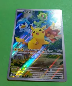 Pikachu 027 Sv: Scarlet & Violet Promo Holo Pokemon, NM - Image 2