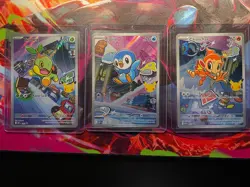 Pokemon TCG First Partner Illustration Collection Series 1 Gen 4 Sinnoh Starters - Image 1