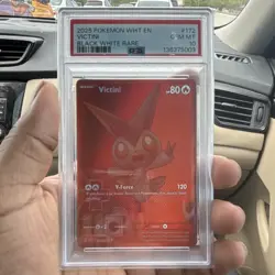 Pokemon Victini 172/086 Sv: White Flare Black White Rare Holo PSA 10 2025 - Image 1