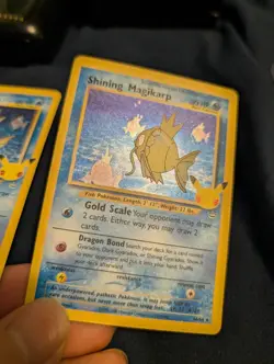 Pokemon Shining Magikarp "ERROR NO TEXTURE Celebrations Classic Collection Promo - Image 2