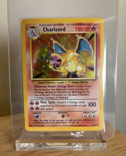 Pokemon Charizard 4/102 Base Set Holo Rare 1999 - Image 2