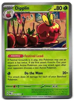 Dipplin 010/131 - Prismatic Evolutions Pokemon TCG MASTER BALL Reverse Holo - LP - Image 1