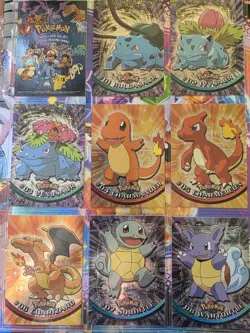 Pokemon TOPPS Serie 1 - Black Logo Complet - Set HOLO - 90/90 - Image 1