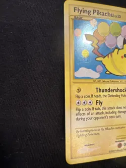Flying Pikachu HOLO Rising Rivals Pokemon TCG 113/111 Raw Ungraded - Image 2