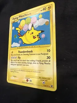 Flying Pikachu HOLO Rising Rivals Pokemon TCG 113/111 Raw Ungraded - Image 3