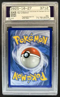 2016 Pokemon XY Evolutions Mega Charizard Holo #13/108 PSA 10 GEM MINT - Image 2