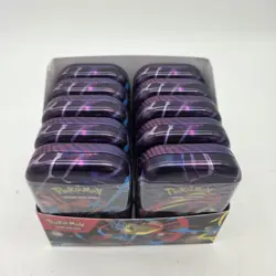 Pokemon TCG Mega Evolution - Mega Heroes Mini Tin - Display of 10 - Image 2