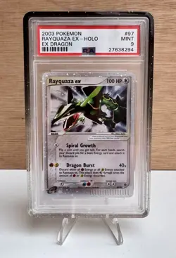 2003 Pokemon EX Dragon Rayquaza ex 97 PSA 9 MINT - Image 1