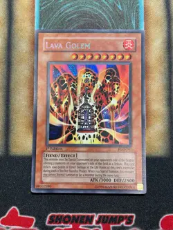 Yugioh Lava Golem PGD-107 Secret Rare 1st Ed MP - Image 1